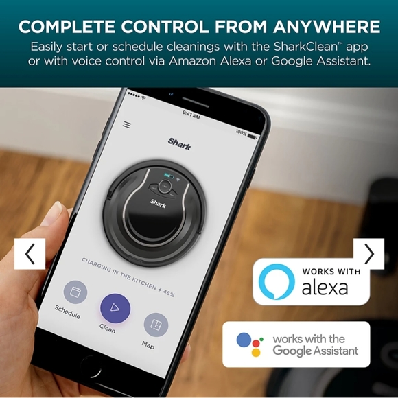 Shark Ion Robot 750 Vacuum With WiFi CONNECTIVITY RV750- only used once!!!!! - Picture 10 of 13